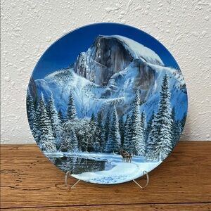 Blue Gnom at Half Dome Decorative Plate